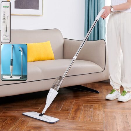 Floor Cleaning Spray Mop with Removable Washable Cleaning Pad